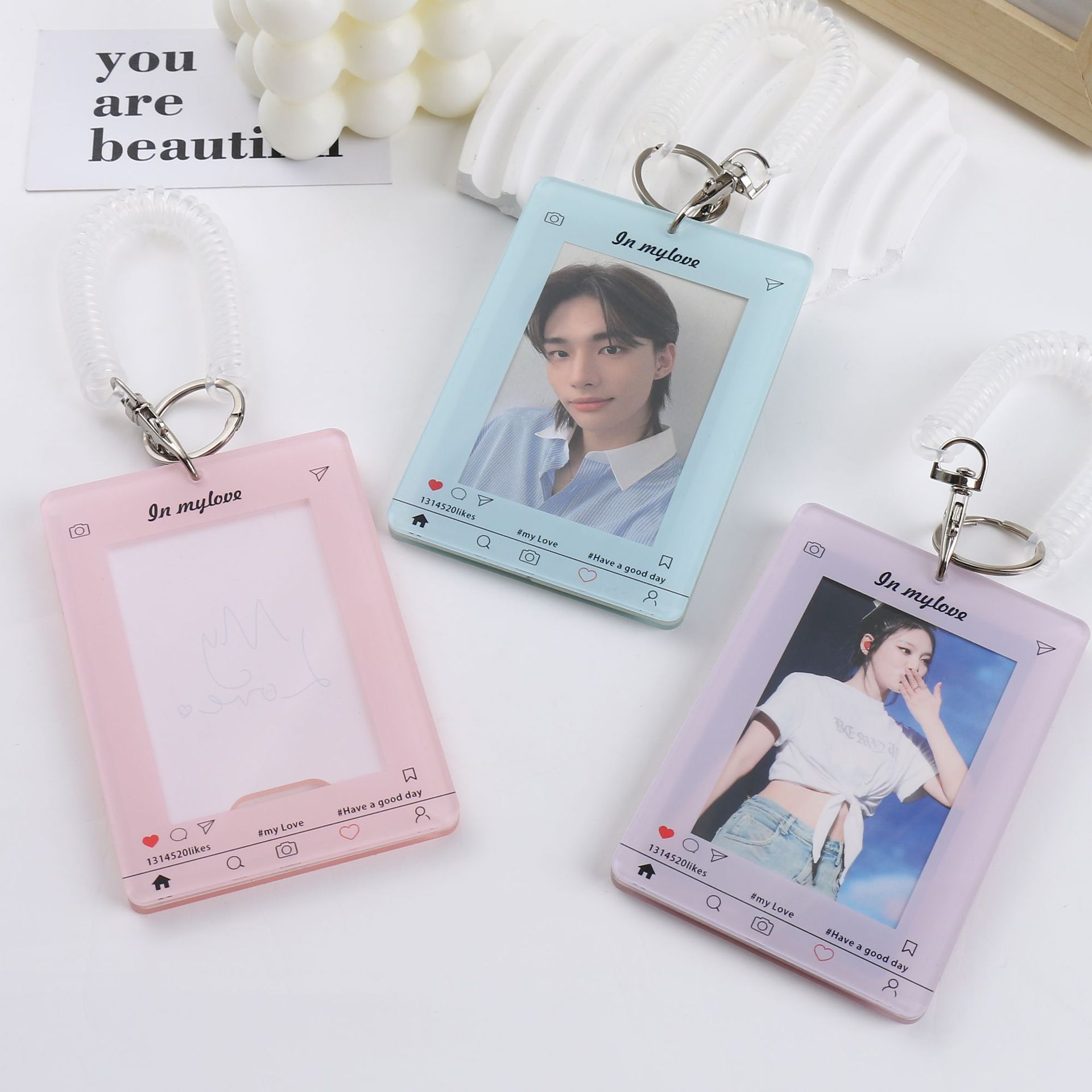 Card Sleeves Protector - Ins Style Macaron Color Card Brick