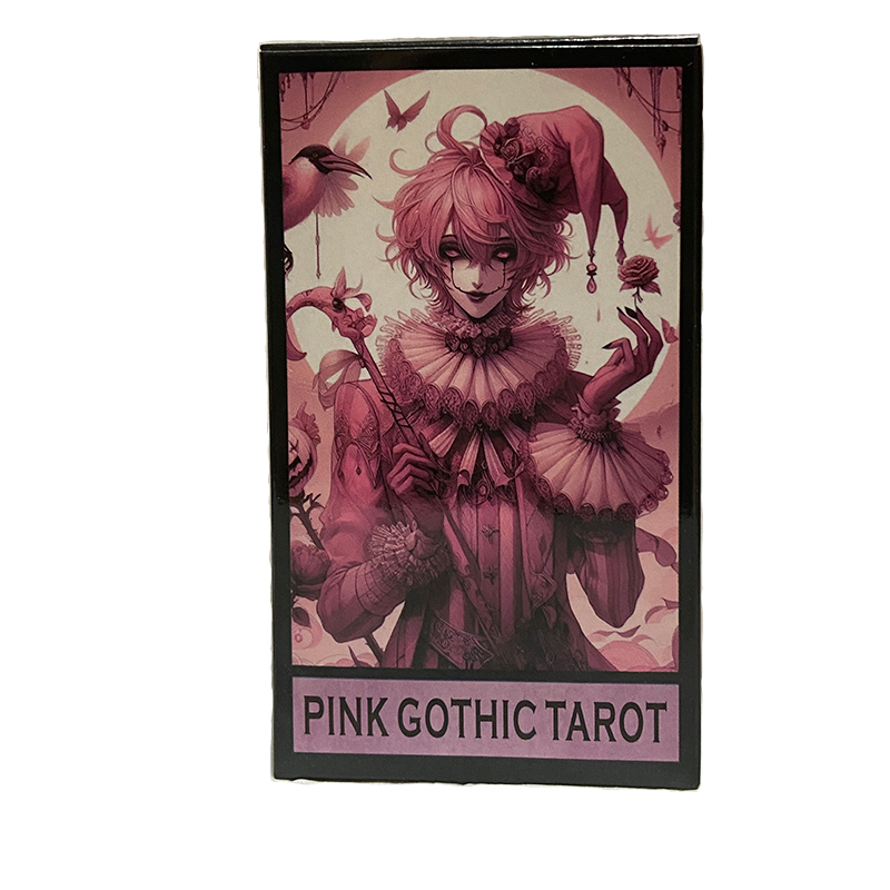 Board Game Oracle - Pink Gothic Tarot Deck 78 cards