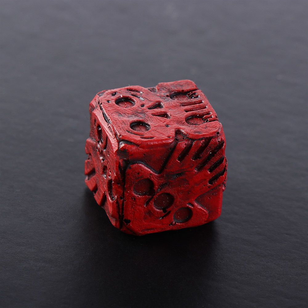 Board Game Zombies - Durable Skull Dice Hand Carved Wear-Resistant