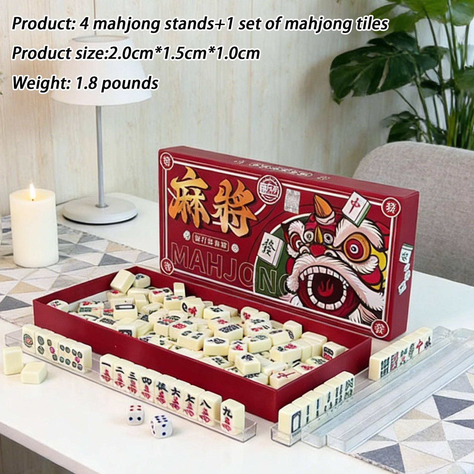 Board Game Hegemony - New Mahjong Table Games Portable Travel
