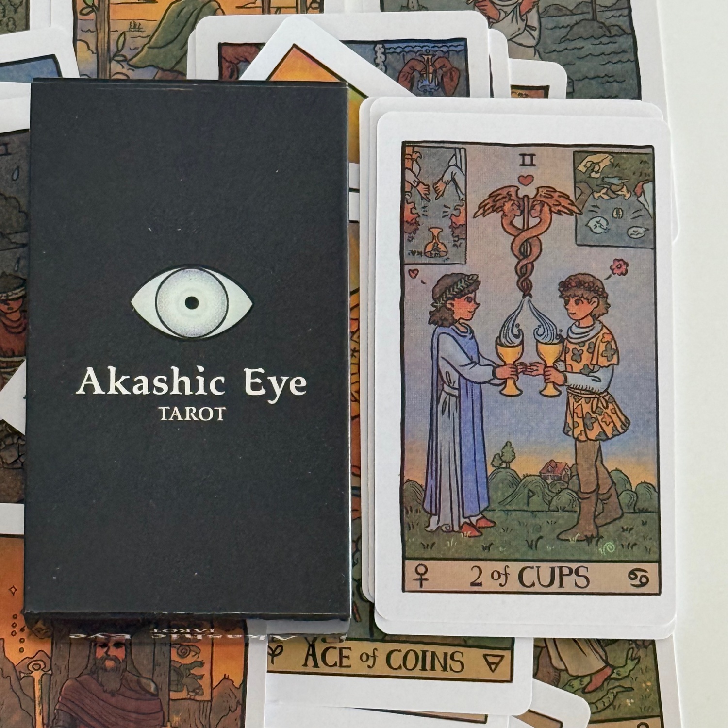 Board Game Oracle - Akashic Eye Tarot Cards Deck 78Pcs