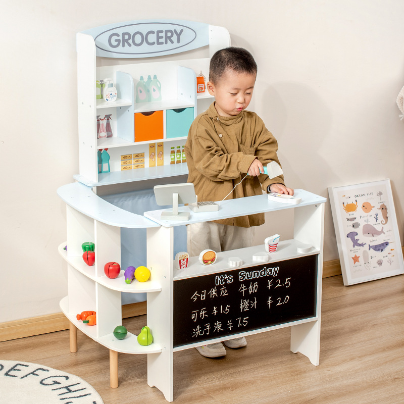Montessori Wood Grocery Store  - Board Game Store avis et prix