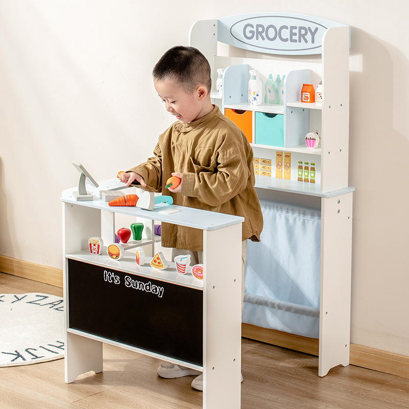 Montessori Wood Grocery Store  - Board Game Store avis et prix
