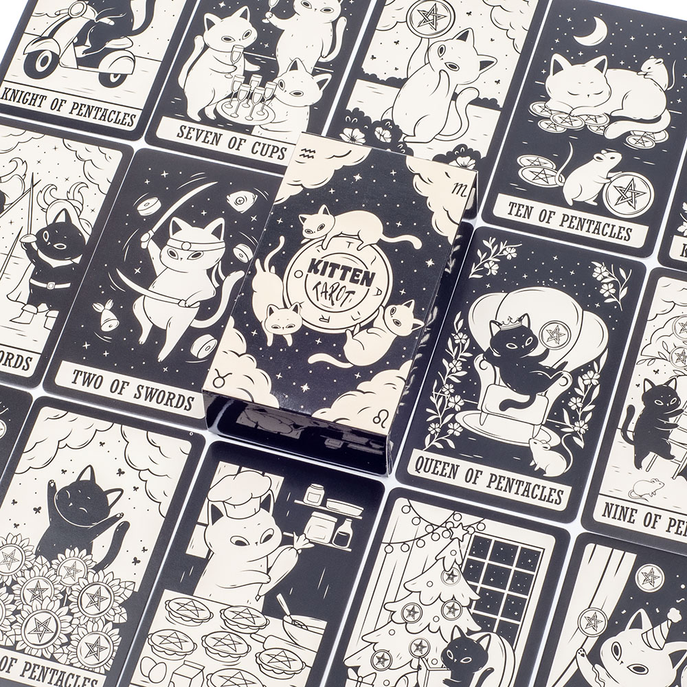 Kitten Tarot Deck 78Pcs Cute B - Board Game Oracle avis et prix