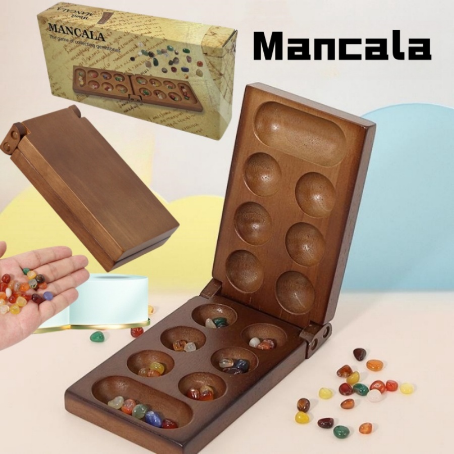 Classic African mancala board  - Board Game Store avis et prix