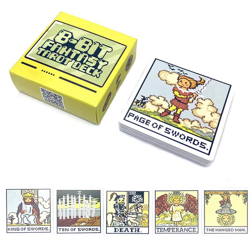 8 Bit Fantasy Tarot Deck Card  - Board Game Quantum avis et prix