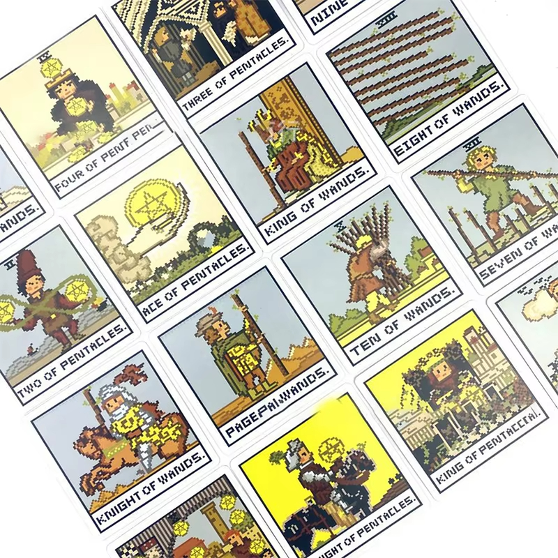 8 Bit Fantasy Tarot Deck Card  - Board Game Quantum avis et prix