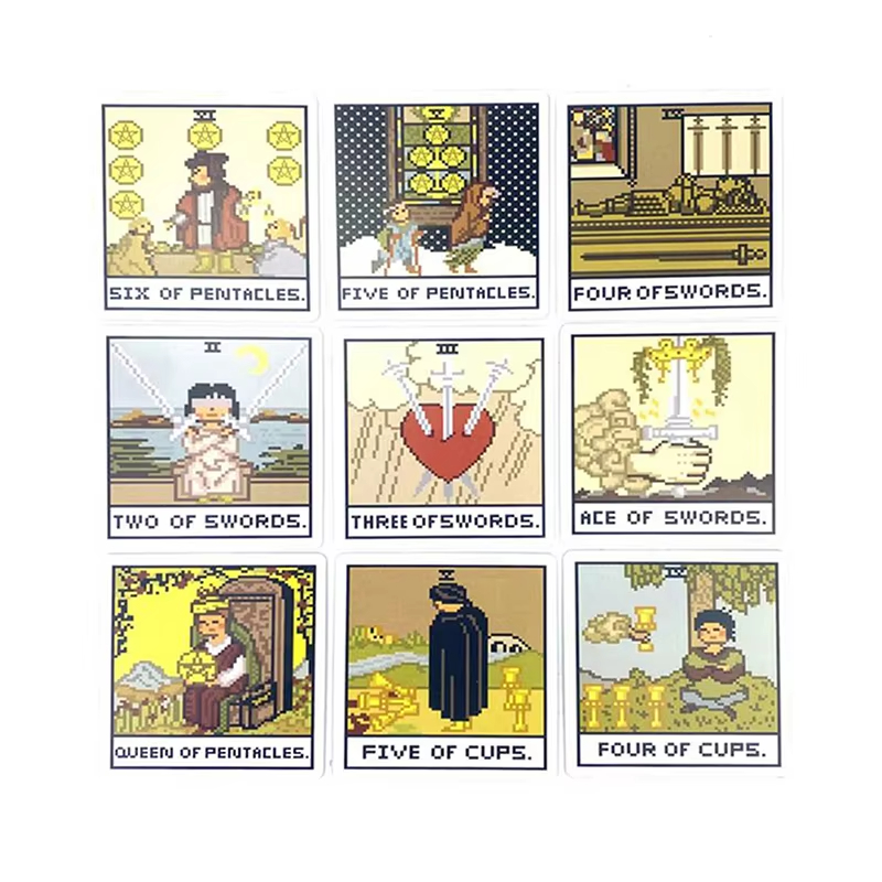 8 Bit Fantasy Tarot Deck Card  - Board Game Quantum avis et prix