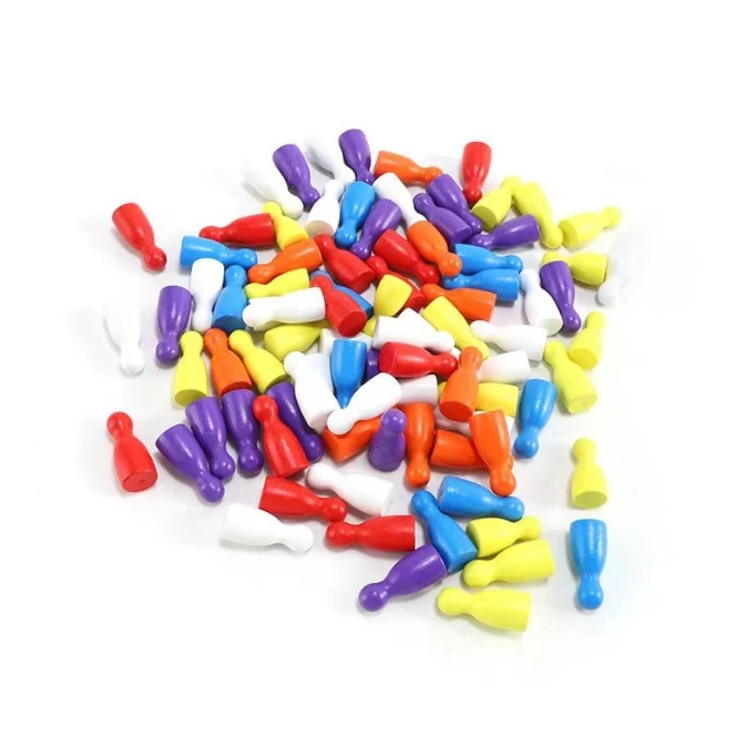 100 Pcs Colorful Wooden Chess  - Board Game Loop avis et prix