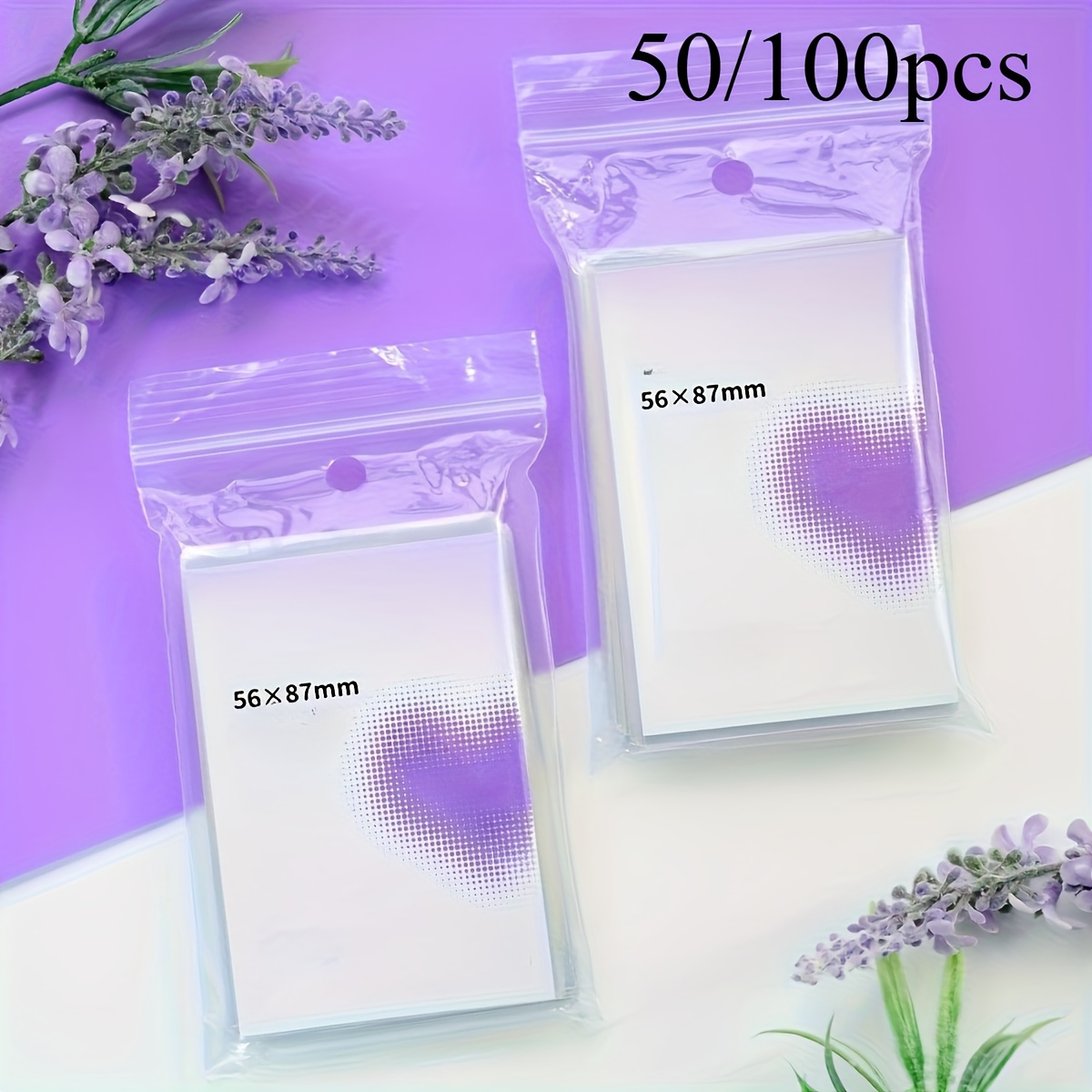 50/100pcs high-definition card - Card Sleeves Protector avis et prix