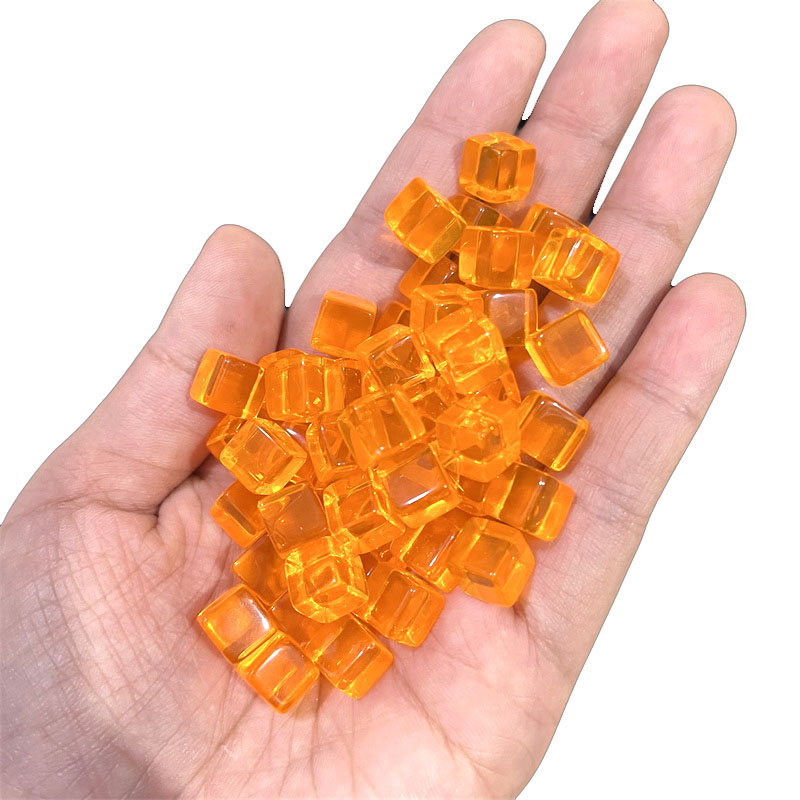 100pcs/set 8mm Clear Cube Dice - Board Game Loop avis et prix
