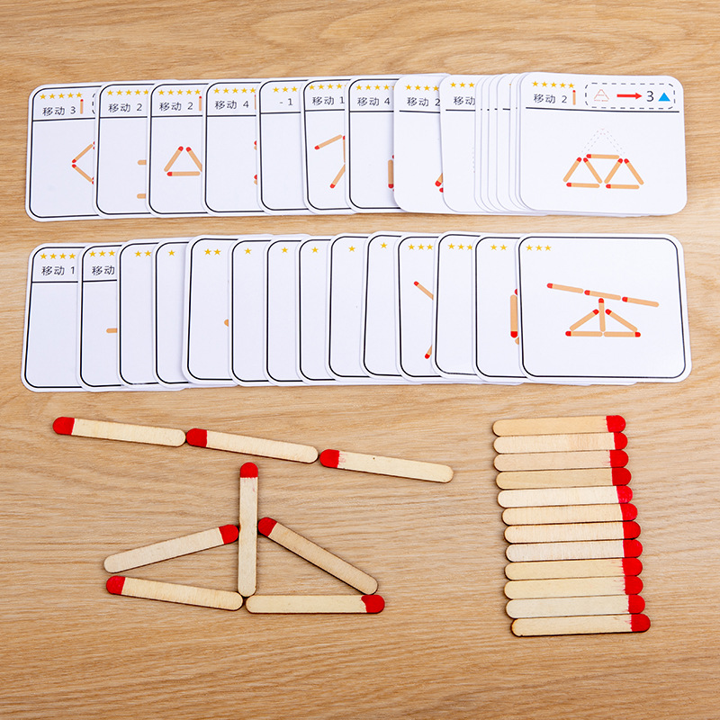 Montessori Matches Puzzles Gam - Board Game China avis et prix
