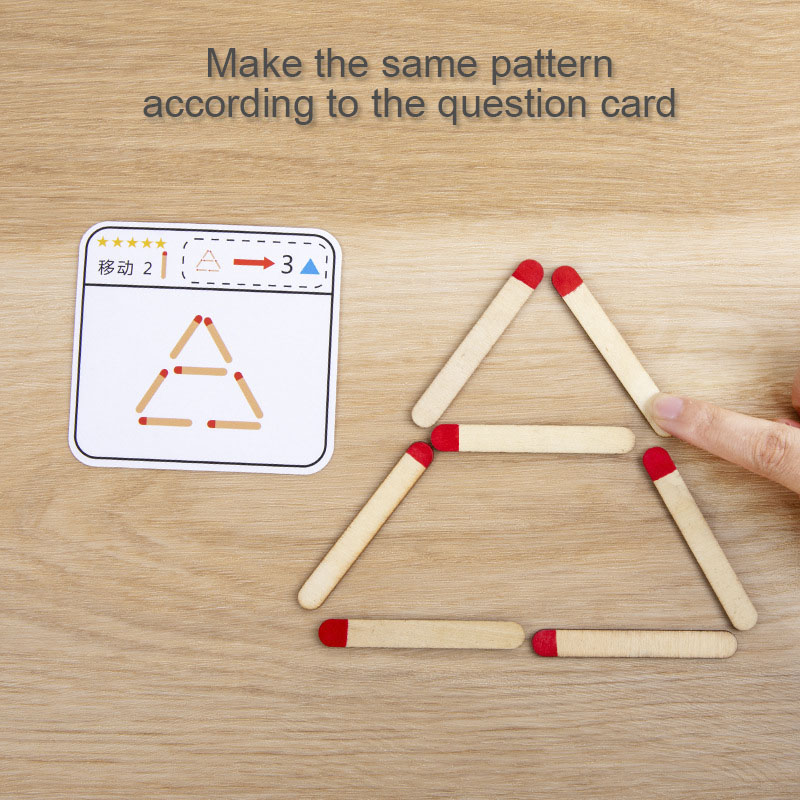 Montessori Matches Puzzles Gam - Board Game China avis et prix