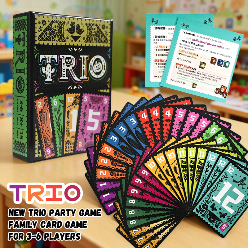 Strategic Card Board Game TRIO - Cooperative Card Game avis et prix
