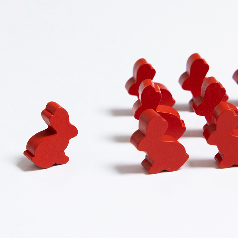 100PCS Cute Rabbit Meeple, 25m - Board Game Loop avis et prix