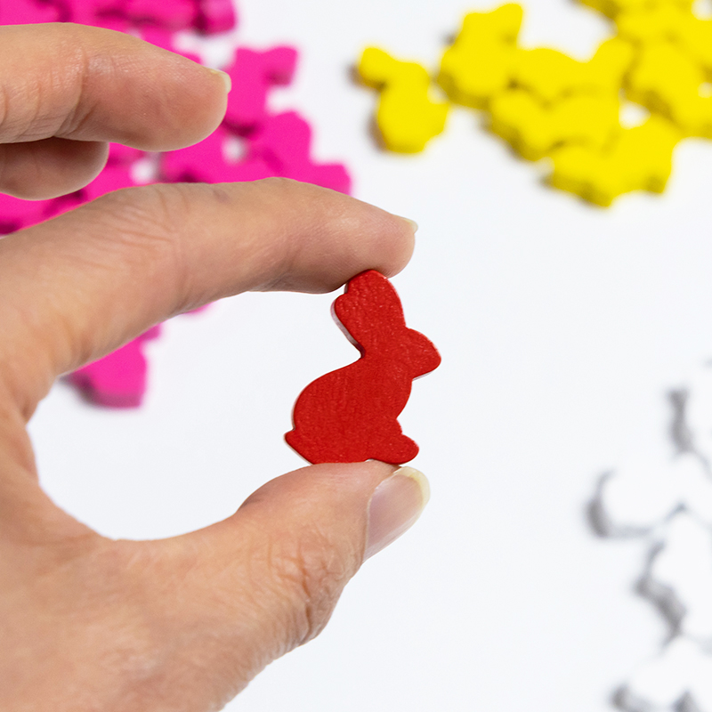 100PCS Cute Rabbit Meeple, 25m - Board Game Loop avis et prix