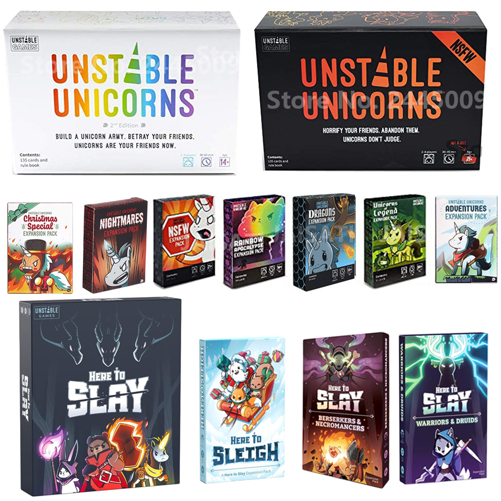 Unicorns card game Christmas S - Board Game Zombies avis et prix
