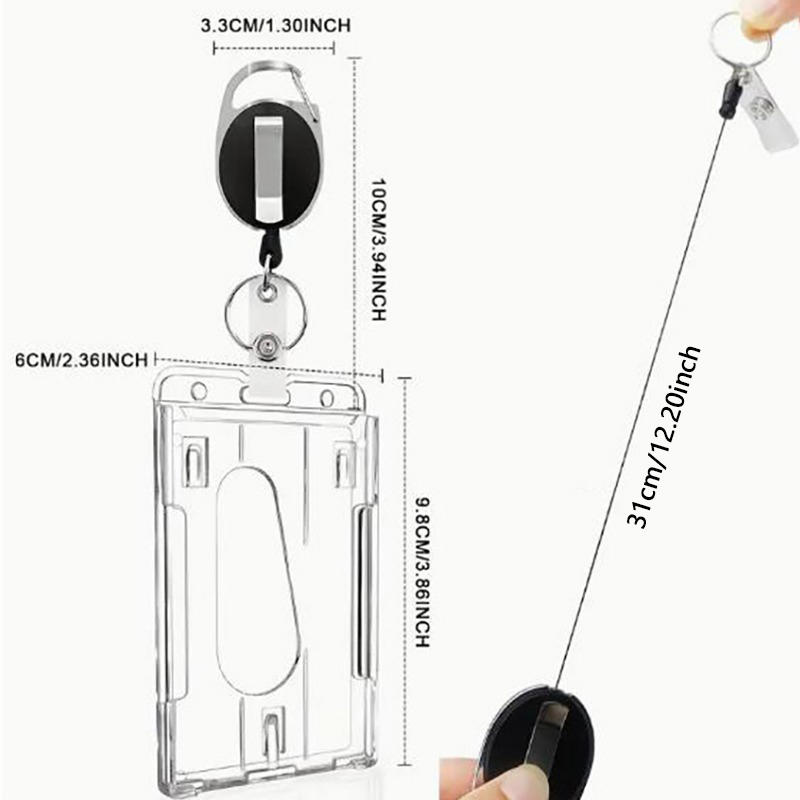 Transparent Cards Slots ID Tag - Card Sleeves Protector avis et prix
