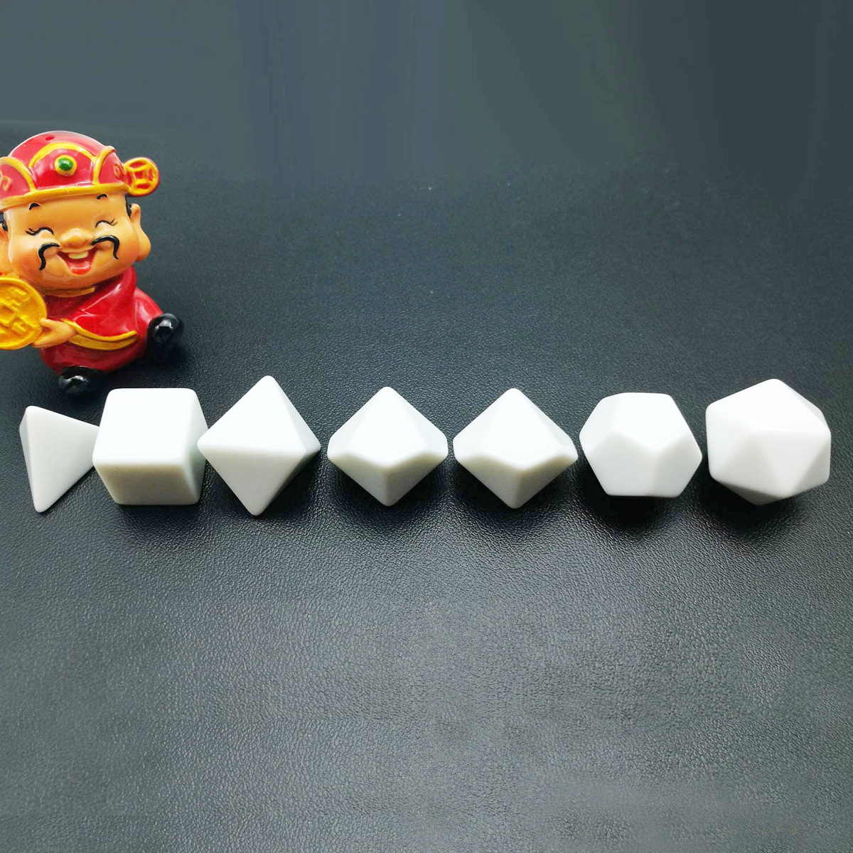 7 pcs/set Blank Rounded Dice D - Board Game Loop avis et prix