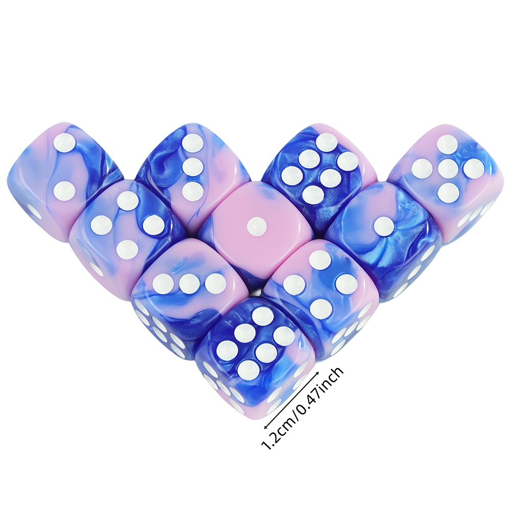 12mm Rounded Corner Dice of 10 - Board Game Loop avis et prix