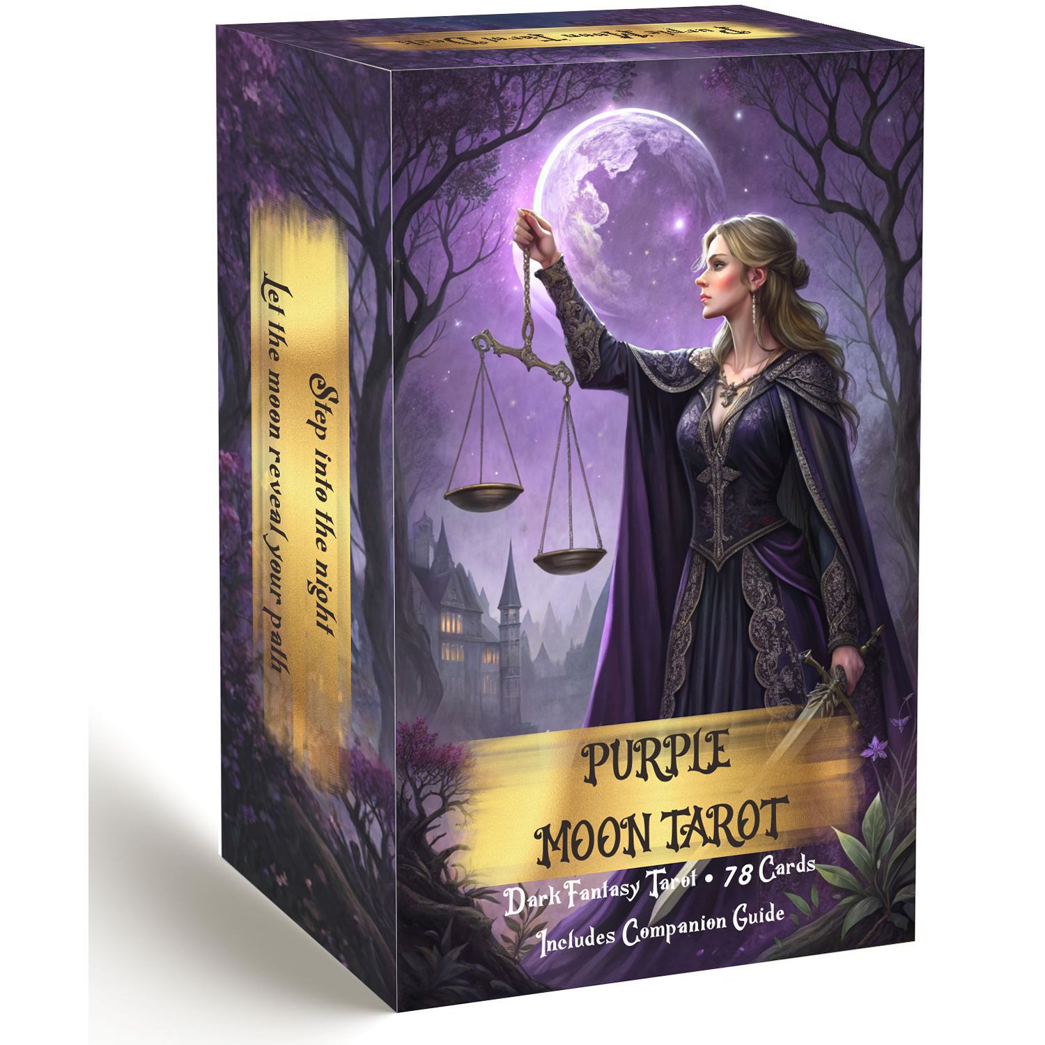 Purple Moon Tarot Cards Deck w - Board Game Oracle avis et prix