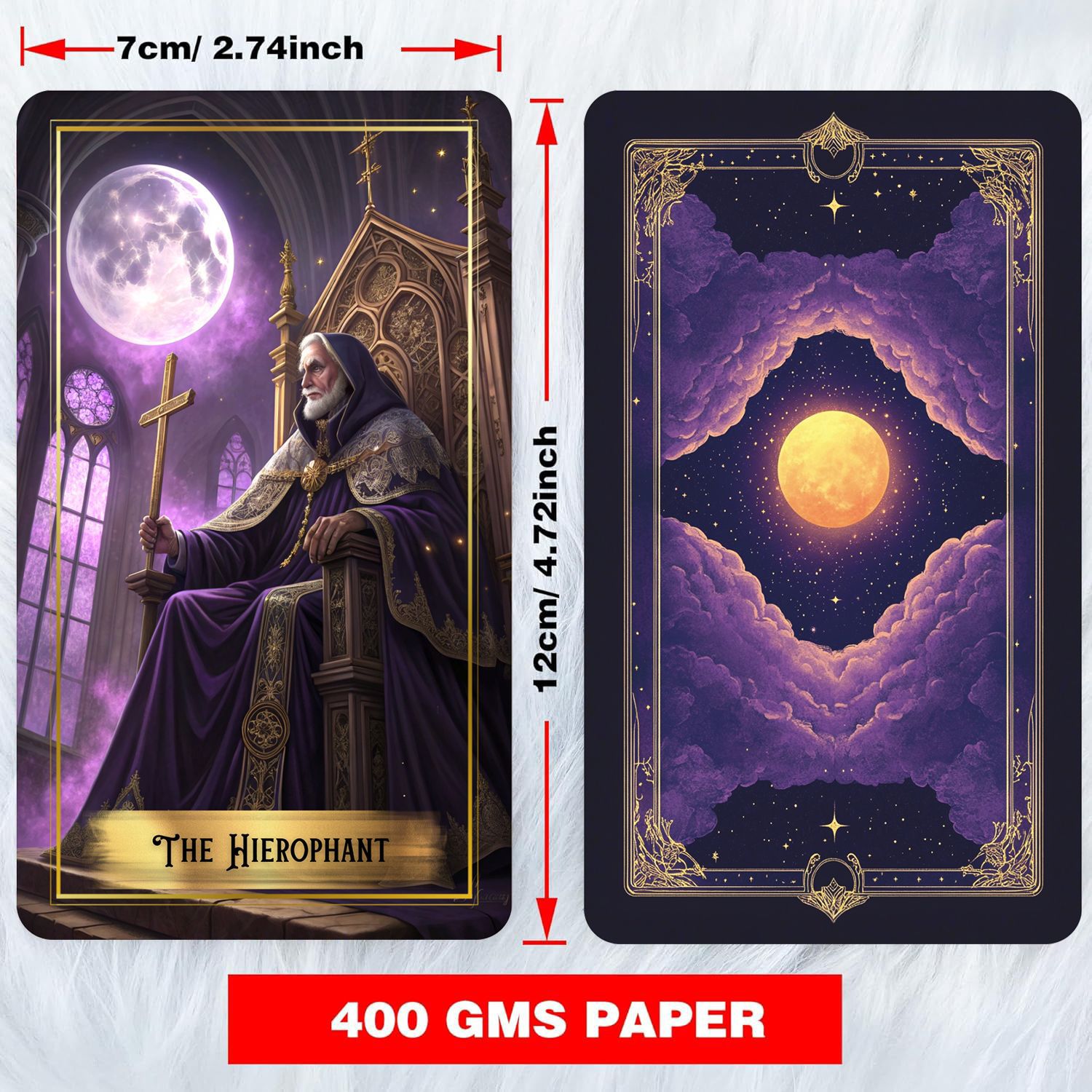 Purple Moon Tarot Cards Deck w - Board Game Oracle avis et prix