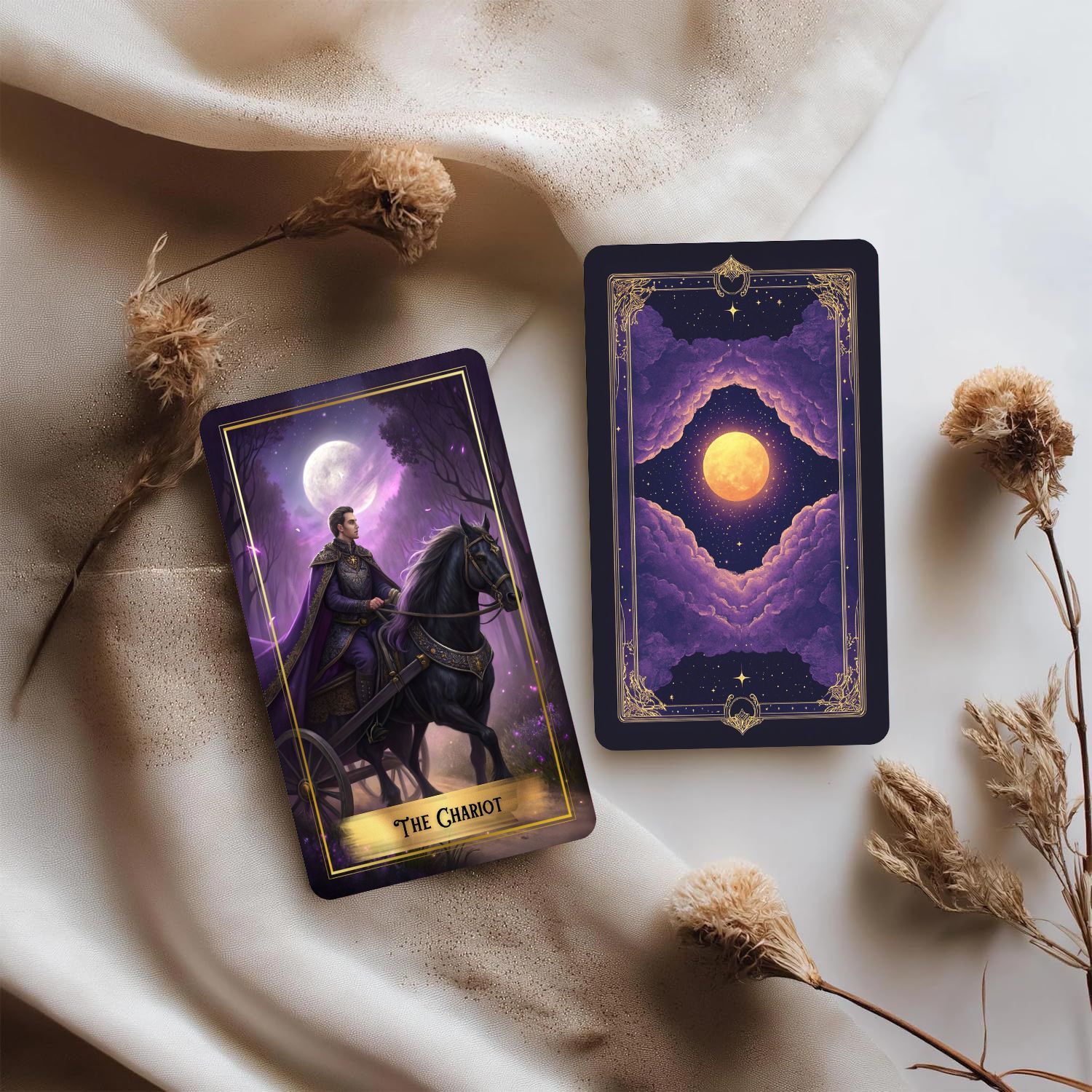 Purple Moon Tarot Cards Deck w - Board Game Oracle avis et prix