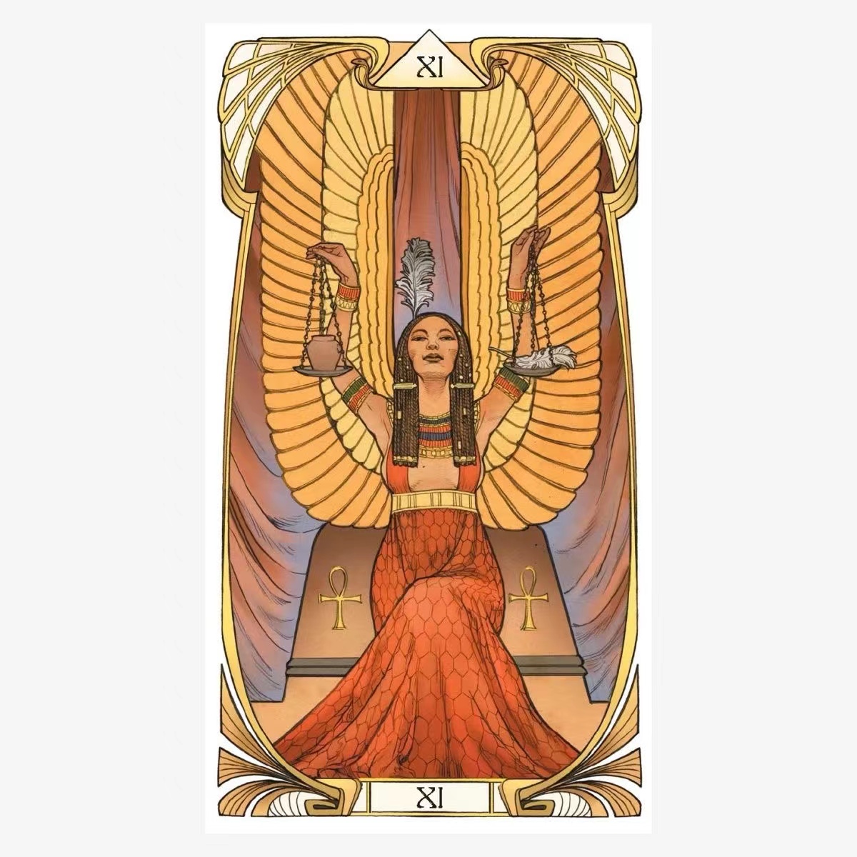 Egyptian Art Nouveau Tarot car - Board Game Quantum avis et prix