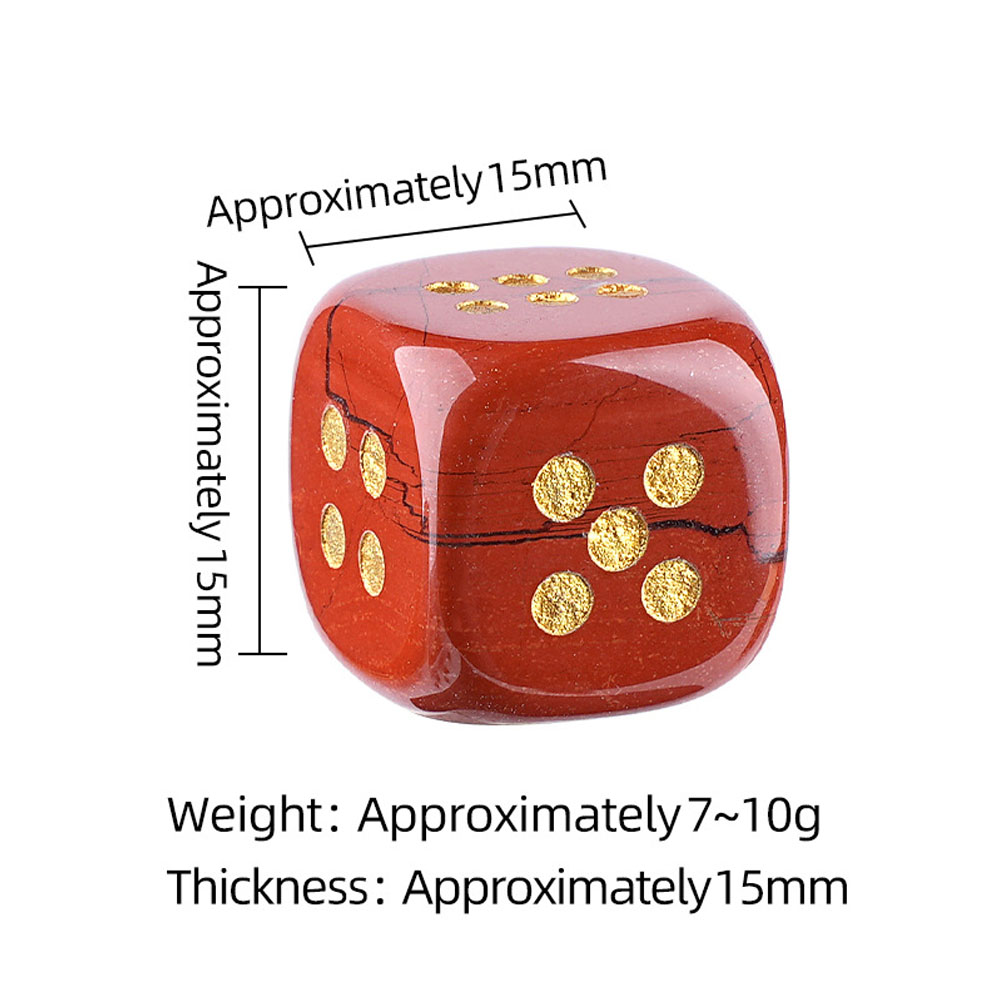 1pc Natural Stone Crystal Dice - Board Game Loop avis et prix