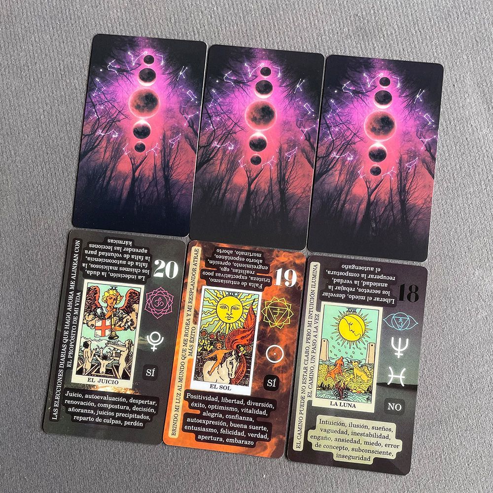 78pcs Leaning Tarot Cards Deck - Board Game Oracle avis et prix